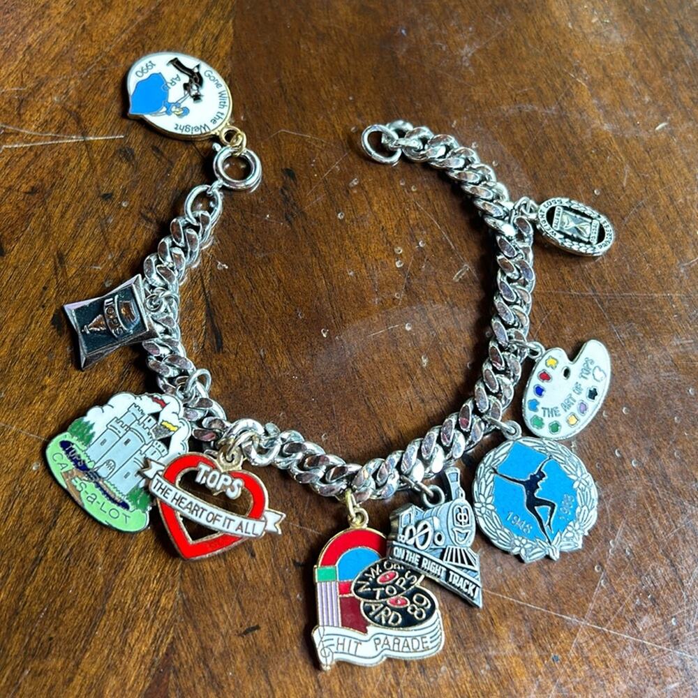 Vintage TOPS charm bracelet #217